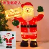 Decoração de Natal Boneco de Neve Luminoso Boneco de Neve de Natal Rena de Natal Shopping Center Instalação de Arte ao Ar Livre Grande Cenário Layout de Ornamento