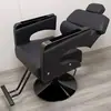 Cadeira de cabeleireiro, cadeira de barbeiro, cadeira de barbear, reclinável, ajustável, giratória, cadeira moderna para permanente e tintura, cadeira de corte de cabelo, cadeira específica para salão