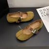 Sapatilhas Mary Jane Baixas Atacado Novo Vintage Outono Solado Macio Estampa de Leopardo Camurça Estilo Coreano 2026 Sapatos Femininos