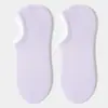 Calcetines Invisibles Lisos de Algodón Puro para Mujer, Calcetines Tipo Boat Antideslizantes de Silicona 10A Antibacterianos y Desodorantes para Mujer, Calcetas Zhuji