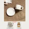 Encanto atemporal - Juego de cuenco de cerámica con forma de pera pintado a mano, plato, taza y platillo, alto valor estético, taza, cuenco para ensalada y yogur, plato para el hogar