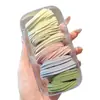Pacote com 10 Elásticos de Cabelo de Alta Elasticidade, Presilhas Premium para Rabos de Cavalo Altos, Cordas de Cabelo Duráveis e Sem Costura