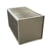 Sistema de secado y deshumidificación de circuito cerrado con intercambiador de calor de aletas de recuperación de calor residual para intercambio de calor latente y deshumidificación