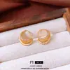 Pendientes Vintage de Plata con Zirconia en Forma de Arco, Aretes de Tachuela Estilo Retro, Pendientes de Lujo Ligero de Gama Alta para Mujer, Diseño de Nicho