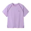 Camiseta de Verano de Manga Corta de Secado Rápido para Jóvenes, Estudiantes de Secundaria y Mayores, Ropa Deportiva de Bádminton para Niños, Camiseta Fresca de Verano para Niñas