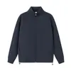 Estilo Nuevo de Otoño 400g Algodón Líquido de Cinco Capas Chaqueta con Cuello Alto Ropa de Trabajo Corporativa Uniforme de Grupo Impresión de Logo Personalizado por Imagen