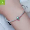 Prata Ziyun original O Mágico de Oz borboleta silicone prata posicionamento contas acessórios fresco 925 prata pulseira espaçador contas