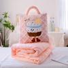 Edredón almohada panda cuatro estaciones edredón de doble uso almohada dos en uno manta para aire acondicionado almohada para coche almohada con LOGO