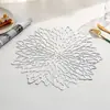 JOGOAMERICANO DE PVC DE FLOR FU RONG NOVO TRANSFRONTEIRIÇO TAPETE ISOLANTE DE BRONZEAMENTO ESTILO EUROPEU TAPETE DE MESA DECORATIVO IMPERMEÁVEL PARA RESTAURANTE OCIDENTAL ATACADO