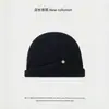 Gorro de Punto Estilo Coreano con Botones Maillard para Mujer Otoño Invierno Cálido para Circunferencia de Cabeza Grande Gorro Holgado que Hace que la Cara Parezca Más Pequeña Cubre-cabeza Sombrero de Lana