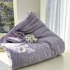 Edredón de Algodón Tejido Summer Cloud Sense Edredón de Verano Lavable a Máquina Individual Doble Dormitorio Casa de Familia Pequeño Floral Estilo Fresco