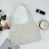 Bolsa para Teléfono Tejida con Cuentas Hecha a Mano Súper Popular, Estilo Nicho de Moda, Bolso de Mano Sencillo y a la Moda