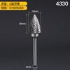 Lima rotatoria de aleación dura, cabezal de rectificado de acero de tungsteno, fresa, lima de pulido de metales para carpintería de grano simple y doble, cabezal de rectificado eléctrico