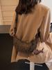 Bolso de Leopardo Súper Fire Niche para Mujer 2024 Nuevo Otoño Versátil Cruzado Bolso Dumpling Popular Explosiones Bolso de Vaca