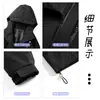 Jaqueta Outdoor Estilo Montanha com Zíper Diagonal, Novo Design, Estilo Workwear, Funcional, Casaco à Prova de Vento e Repelente à Água