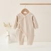 Macacão de Bebê Algodão Puro Classe A Primavera e Outono Veludo Shushed Roupas Base Roupas para Recém-Nascidos Manga Longa Roupas de Borboleta Pijama Harper