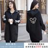 Overol Delantal de Manga Larga con Forro Polar para Adulto Moda Coreana Ropa de Trabajo para Mujer Abrigo de Trabajo Abrigo de Protección Laboral Trabajo Otoño e Invierno