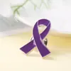 Broche de Caridad de Cinta de Goteo de Aceite de Aleación, Insignia de Cinta de Concientización sobre el SIDA, Pin con Múltiples Opciones de Color
