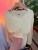 Camiseta Cover-Up Casual de Manga Larga con Protección Solar de Seda de Hielo para Mujer, Verano Simple Versátil Holgada Transpirable Color Sólido Top Adelgazante