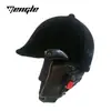 Casco de Equitación Unisex Tela de Terciopelo Negro Casco de Equitación Casco de Batería para Vehículo No Eléctrico Tela para Cuatro Estaciones