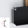 Rodapié Integrado de Aleación de Aluminio 2cm 3/4/5/6/8cm Ranurado en Pared Empotrado Oculto