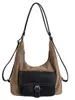 Bolso Tote Retro Maillard Transfronterizo para Viajes de Negocios, Nuevo Bolso de Moda Simple Versátil para Mujer, Mochila de Gran Capacidad, Bolso Cruzado