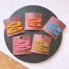 Clip para Bebé Morandi de Color Caída de Aceite Grande para Niños de Otoño e Invierno Clip Lateral Cálido de Color Invierno para Padres e Hijos Par de 7 cm