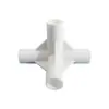 Venda Direta de Fábrica Estéreo Quatro Vias 8,5 mm Ângulo Reto Prateleira Adaptador de Plástico Interface de Abastecimento de Água Acessórios Sapateira Plástico