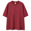 2026 Nuevo Hombre 240g Streetwear Americano Holgado Moda Estrella Lentejuelas Camiseta de Manga Corta para Hombre