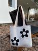 Nuevo bolso de punto cruzado, bolso de punto de lana, bolso de mano, bolso de hombro versátil para mujer, bolso de compras de mano, bolso, bolso