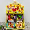 Serie de Oso Lindo de Dibujos Animados Tribu del Oso, Borradores Creativos en Caja para Estudiantes, Borradores Decorativos Exquisitos y Compactos