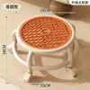 Taburete de Limpieza de Suelos para el Hogar, Silla para Aprender a Caminar de Bebé, Modelo Nuevo de Verano Más Vendido, Taburete Pequeño con Ruedas Universales, Taburete para Manicura y Pedicura