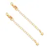 Cadena de Cola de Oro de 14 Quilates Rellenado que Conserva el Color Cadena de Extensión Cadena DIY Pulsera Hecha a Mano Collar Accesorios de Joyería Materiales Fábrica Directa