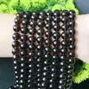 Qianjing Wanma Cristal Marrón Natural Cuentas Sueltas Cuarzo Ahumado Cuentas para Pulsera Hecho a Mano Accesorios para Joyería DIY Venta al por Mayor