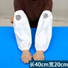 Mangas Largas Blancas y Negras Mangas Impermeables Extendidas para Adultos Tareas del Hogar Limpieza Cocina Resistentes al Aceite Chef Alimentos Mangas Acuáticas