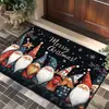 Felpudo Navideño Más Vendido de Amazon para Puerta Principal, Alfombra Decorativa Festiva, Felpudo Antideslizante para Baño, Felpudo para Puerta Principal, Transfronterizo