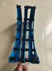40 cm de largura acessórios de prateleira extensível de alumínio suporte de corchete azul estrutura de suporte base espessada