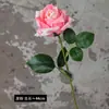 Simulação Toque de Mão Rosa Haste Única Flor de Parede para Casa Casamento Decoração Externa Buquê de Simulação Flores Artificiais Adereços de Fotografia