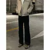 Otoño 2026 Calle Principal Versátil Pantalones de Traje Caídos para Hombre Retro Americano Sencillo Sin Planchar Tacto de Alta Gama Micro-campana Pantalones Largos