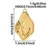 Acessórios de Pingente de Flor Transfronteiriços Série Planta e Flor de Aço Inoxidável Pingentes Banhados a Vácuo Ouro 18K Colar em Estoque