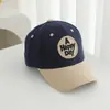 2026 Nueva Gorra de Béisbol de Bloques de Color Versátil de Moda para Niños y Niñas, Gorra Elegante con Visera para Salidas