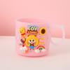 Vaso para cepillos de dientes para niños, vaso para hacer gárgaras, bonito vaso de plástico para el hogar con diseño de dibujos animados para montar en la pared, vaso para hacer gárgaras, portadientes