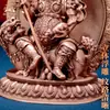 Cangcun Cobre Morado "Jambhala" Uso en Interiores Hogar "Dharmapala" Adorno de Estatua de Buda de Cobre de Escritorio