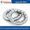 Arruela serrilhada interna / externa de aço inoxidável com trava de crisântemo Junta Multi-dente Anti-loose Stop Washer M3M4M5-20