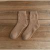 Calcetines de lana nuevos de otoño e invierno para hombre, calcetines cálidos con forro polar, calcetines de felpa gruesos, calcetines de algodón para hombre, venta al por mayor