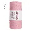 Hilo de algodón hueco de 2 mm, hilo de algodón y lino de grosor medio, hilo para tejer a mano, ganchillo DIY, hilo para envolver, hilo redondo kosori de Corea del Sur