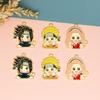 Accesorios DIY de anime caricatura Naruto bestia de cola llavero colgante adorno colgante de collar hecho a mano