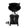 Lavabo Eléctrico Vertical Transfronterizo para Champú Peluquería Portátil Doble Tina con Bomba de Agua Extraíble Lavabo para Salon Fabricante Venta al Por Mayor