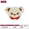 Patches bordados de urso fofo de desenho animado mais vendidos transfronteiriços para reparar furos em jaquetas acolchoadas, roupas e bolsas, tecido acessório de vestuário