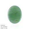 Piedra de Palma de Cristal Natural Personalizada Grabado Láser Texto Patrón Logotipo Material de Piedra Cruda Piedra de Poder para Aliviar la Tensión Soporte para Muestras